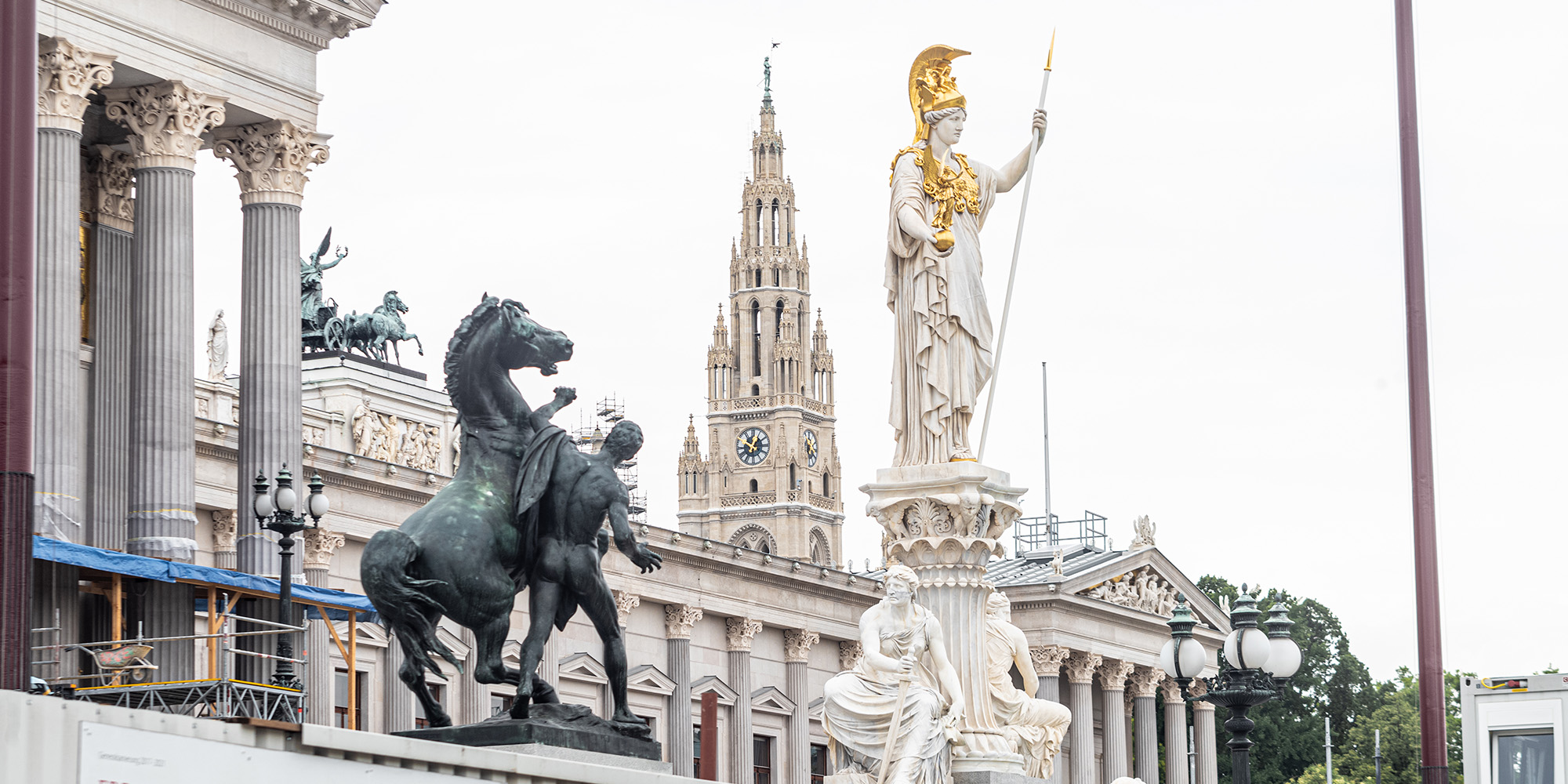 Renovierte Parlamentsgebäude