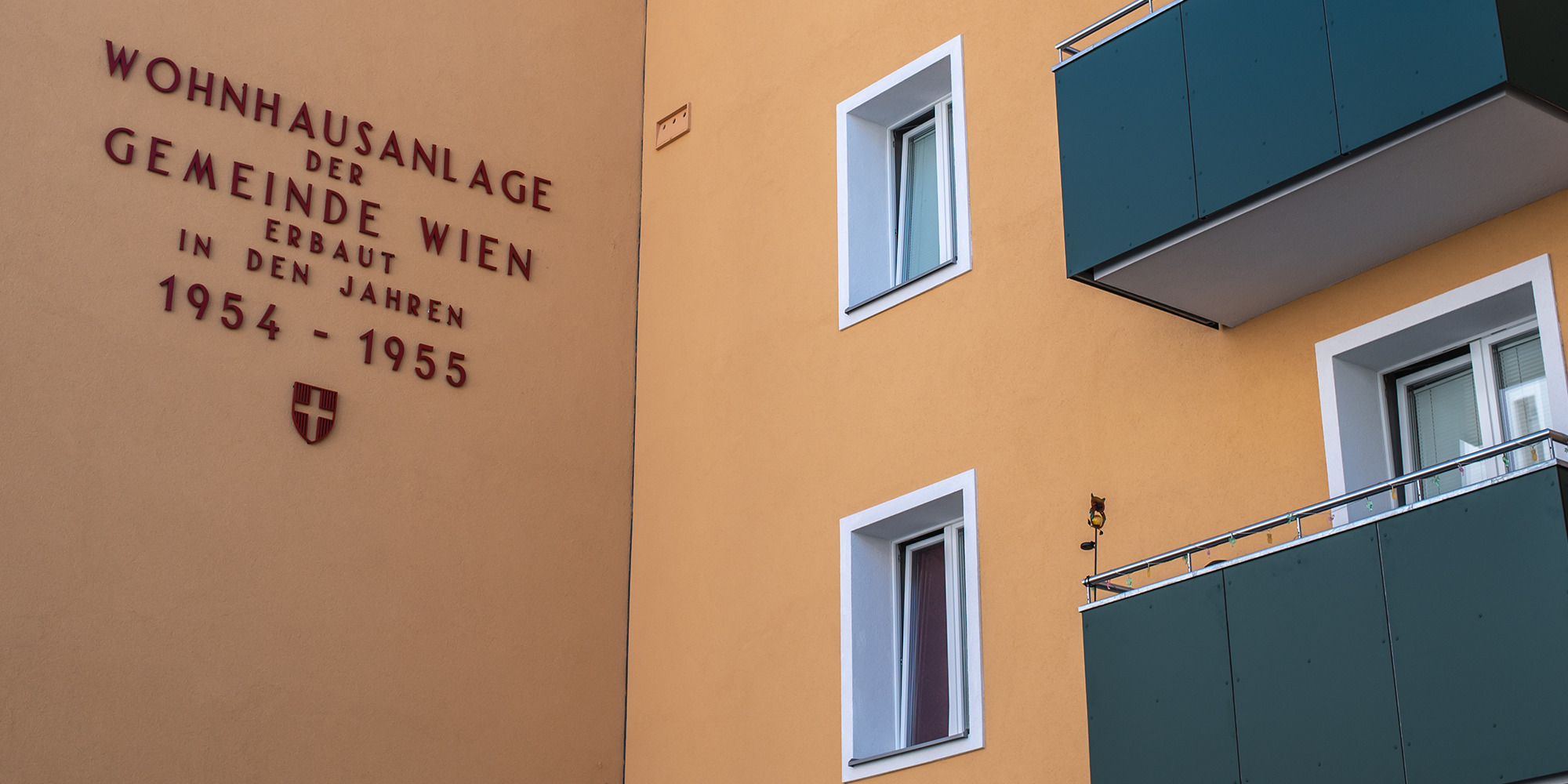 Fassade eines Wiener Gemeindebaus