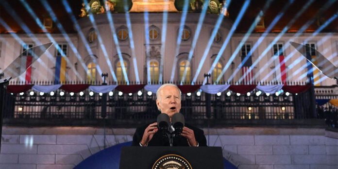 US-Präsident Joe Biden bei seinem Besuch in Warschau