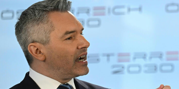 Karl Nehammer (ÖVP) bei Rede zur Zukunft der Nation