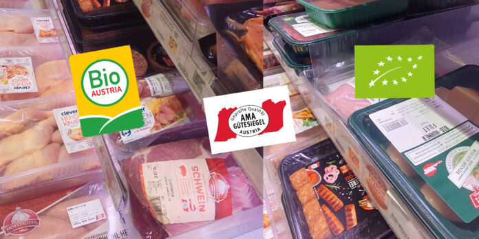 Fleischtheke und Gütesiegel