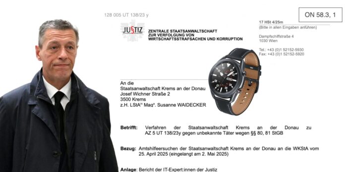 Pilnacek, Smartwatch