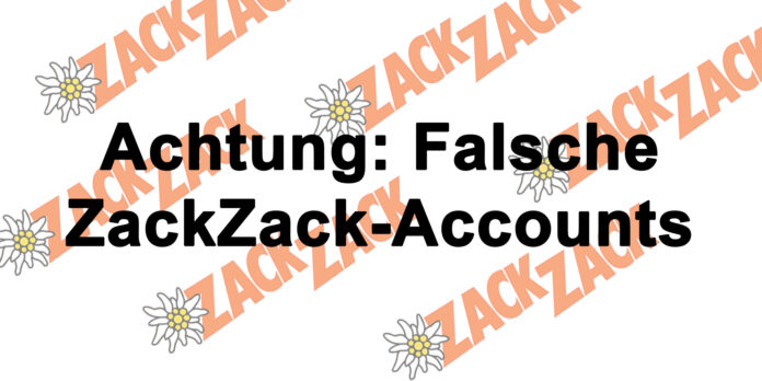 achtung falsche accounts
