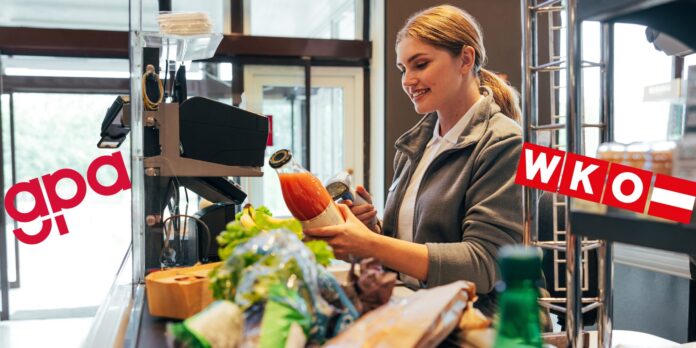 supermarkt, kassiererin