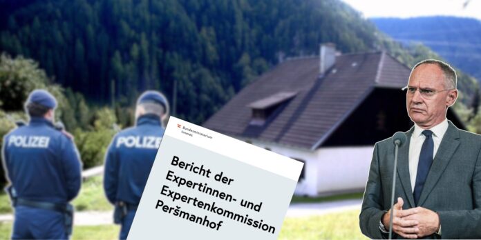 Peršmanhof, Karner, Polizei