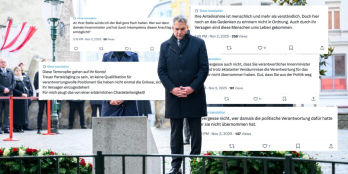 Nehammer am Gedenkort